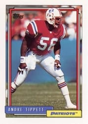 1992 Topps Base Set Andre Tippett #540 card