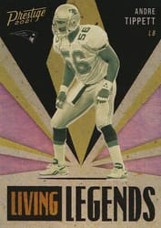 2021 Panini Prestige Living Legends Andre Tippett #LL-20 card