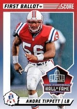 2024 Score First Ballot Andre Tippett #8 card