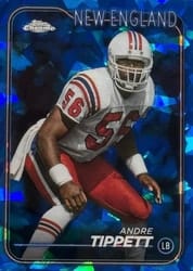 2024 Topps Chrome Sapphire Edition Base Set Andre Tippett #128 card