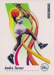 1991-92 SkyBox Base Set Andre Turner #219 card