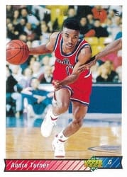1992-93 Upper Deck Base Set Andre Turner #25 card