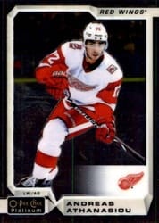 2018-19 O-Pee-Chee Platinum Base Set Andreas Athanasiou #76 card
