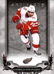 2018-19 Upper Deck Artifacts Base Set Andreas Athanasiou #67 card