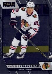 2023-24 O-Pee-Chee Platinum Base Set Andreas Athanasiou #56 card