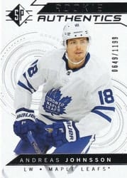 2018-19 SP Base Set Andreas Johnsson #118 card