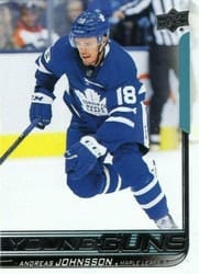 2018-19 Upper Deck Base Set Andreas Johnsson #492 card
