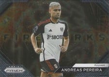 2023 Panini Prizm Premier League Fireworks Andreas Pereira #10 card