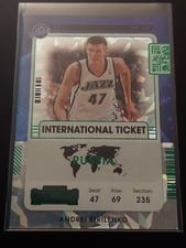 2021 Panini Contenders International Ticket Andrei Kirilenko Green Ice #8 card