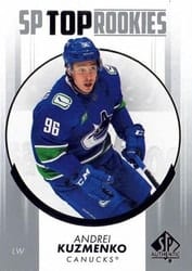2022-23 SP Authentic Top Rookies Andrei Kuzmenko #TR-10 card