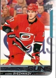 2018-19 Upper Deck Base Set Andrei Svechnikov #451 card