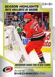 2020-21 O-Pee-Chee Base Set Andrei Svechnikov #593 card
