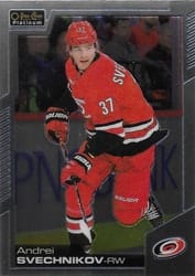 2020-21 O-Pee-Chee Platinum Base Set Andrei Svechnikov #116 card