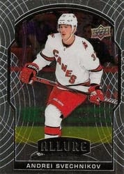 2020-21 Upper Deck Allure Base Set Andrei Svechnikov #38 card
