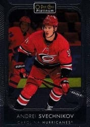 2021-22 O-Pee-Chee Platinum Base Set Andrei Svechnikov #125 card