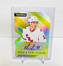 2022-23 Upper Deck Synergy Greater Than Signatures Andrei Svechnikov #GT-AS card