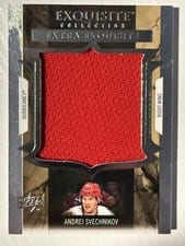 2025-26 Upper Deck Black Diamond Exquisite Extra Exquisite Jersey Andrei Svechnikov #ECE-AS card
