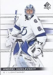 2019-20 SP Authentic Base Set Andrei Vasilevskiy #75 card