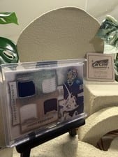 2020-21 Upper Deck The Cup Foundations Quad Jersey Andrei Vasilevskiy #F-AV card