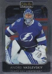 2021-22 O-Pee-Chee Platinum Base Set Andrei Vasilevskiy #33 card