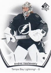 2021-22 SP Authentic Base Set Andrei Vasilevskiy #25 card