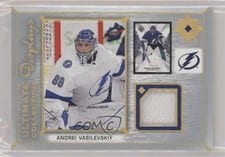 2021-22 Upper Deck Ultimate Collection Ultimate Display Jersey Andrei Vasilevskiy #UD-AV card