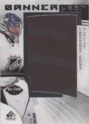 2022-23 SP Game Used 2022 NHL All-Star Game Banner Year Relics Andrei Vasilevskiy #BYAS-AV card