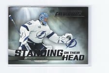 2025-26 Upper Deck Credentials Standing on Their Head Andrei Vasilevskiy #SH-16 card