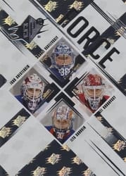 2024-25 SPx Force Andrei Vasilevskiy/Igor Shesterkin/Sergei Bobrovsky/Ilya Sorokin #SF-VSBS card