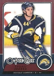 2008-09 O-Pee-Chee Base Set Andrej Sekera #710 card