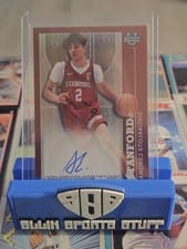 2023-24 Bowman University Chrome Prodigal Playmakers Autographs Andrej Stojaković #PPA-AS card