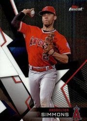 2018 Finest Base Set Andrelton Simmons #48 card