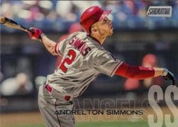 2018 Stadium Club Base Set Andrelton Simmons #65 card