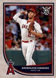 2018 Topps Big League Base Set Andrelton Simmons #209 card