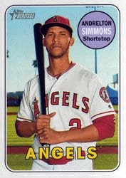2018 Topps Heritage Base Set Andrelton Simmons #29 card