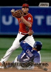 2019 Stadium Club Base Set Andrelton Simmons #84 card
