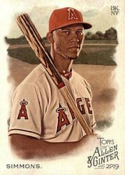2019 Topps Allen & Ginter Base Set Andrelton Simmons #217 card