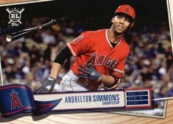 2019 Topps Big League Base Set Andrelton Simmons #73 card