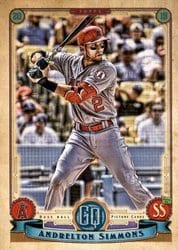 2019 Topps Gypsy Queen Base Set Andrelton Simmons #207 card