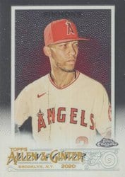2020 Topps Allen & Ginter Chrome Base Set Andrelton Simmons #218 card