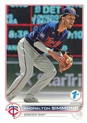 2022 Topps 1st Edition Base Set Andrelton Simmons #306 card