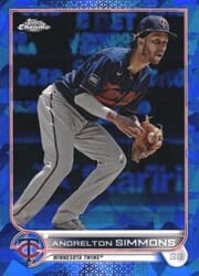 2022 Topps Chrome Sapphire Edition Base Set Andrelton Simmons #306 card