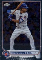 2022 Topps Chrome Update Base Set Andrelton Simmons #USC112 card