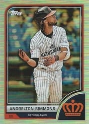 2023 Topps World Baseball Classic Base Set Andrelton Simmons #24 card