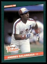 1986 Donruss The Rookies Andres Galarraga #7 card
