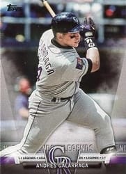 2018 Topps Topps Salute (Series One) Andres Galarraga #TS-39 card