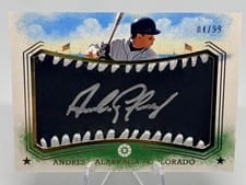 2024 Panini Boys of Summer Fabric of the Game Baseball Signatures Andres Galarraga #FOG-AG card