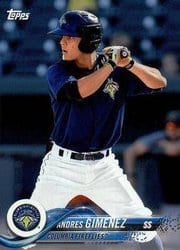 2018 Topps Pro Debut Base Set Andres Gimenez #124 card