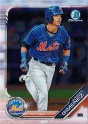 2019 Bowman Chrome Prospects Andres Gimenez #BCP-77 card