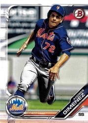 2019 Bowman Draft Base Set Andres Gimenez #BD-8 card